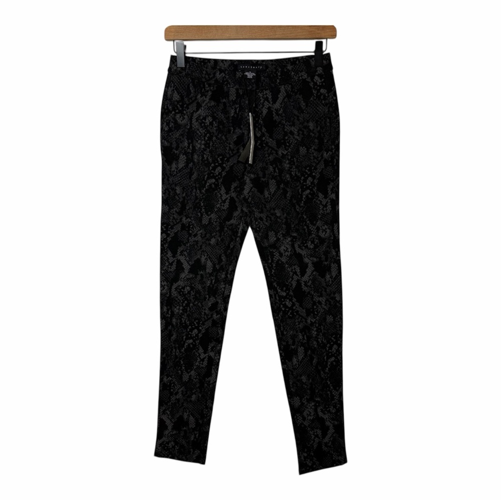 SANCTUARY GREASE LEGGINGS BLACK GREY WOMEN'S NWT SMALL